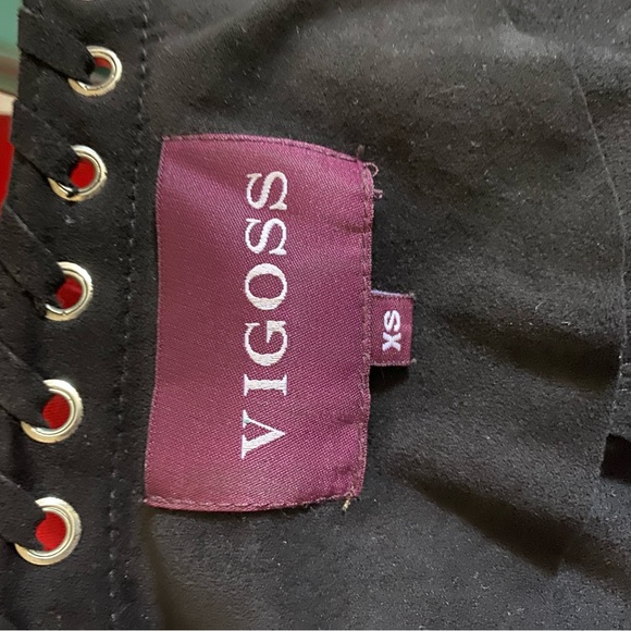 Vigoss Black Zipper Jacket / Blouse - Picture 5 of 5